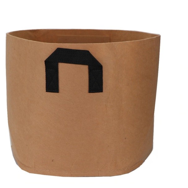 Zahradní pěstitelský pytel s úchyty hnědá 6