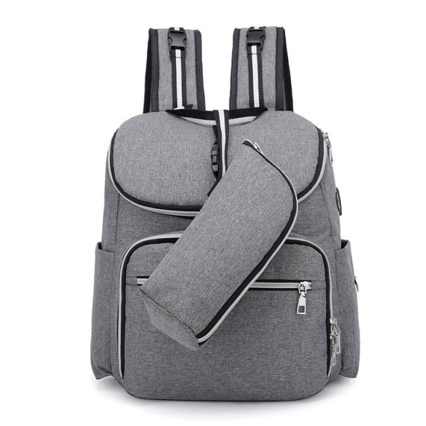 Zaino multifunzionale per mamme grigio