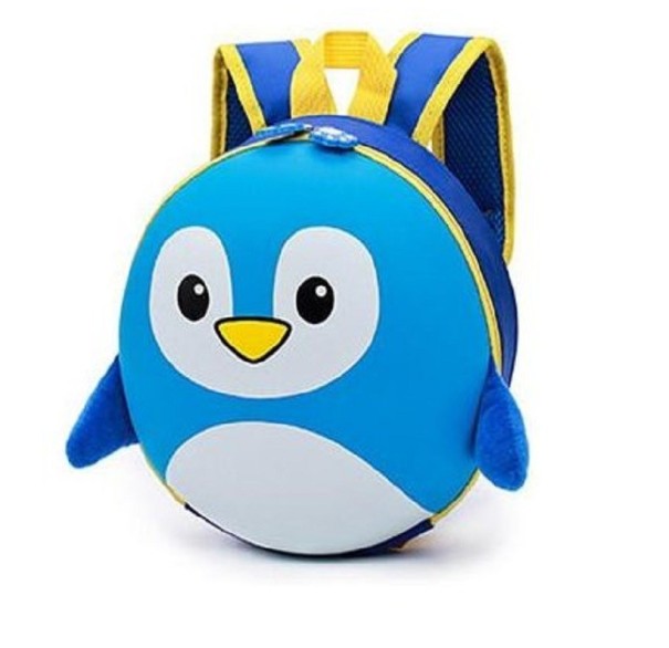 Zaino per bambini pinguino blu
