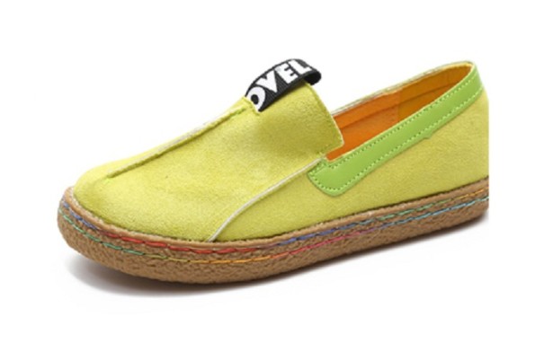 Zamszowe espadryle damskie J1758 zielony 36