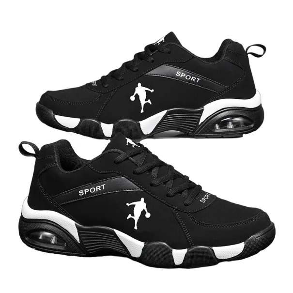 Zapatillas de baloncesto para hombre Suela antideslizante Zapatillas deportivas para hombre Amortiguación negro 43