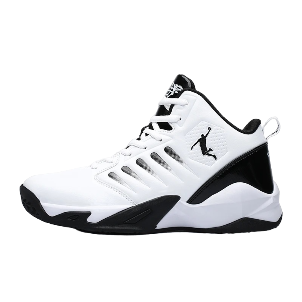 Zapatillas de baloncesto para hombres Suela antideslizante Zapatillas deportivas para hombres Amortiguación Transpirables blanco 44