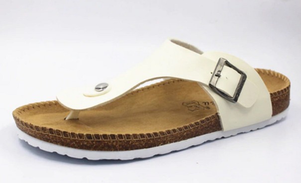 Zapatillas de casa - Chanclas blanco 36