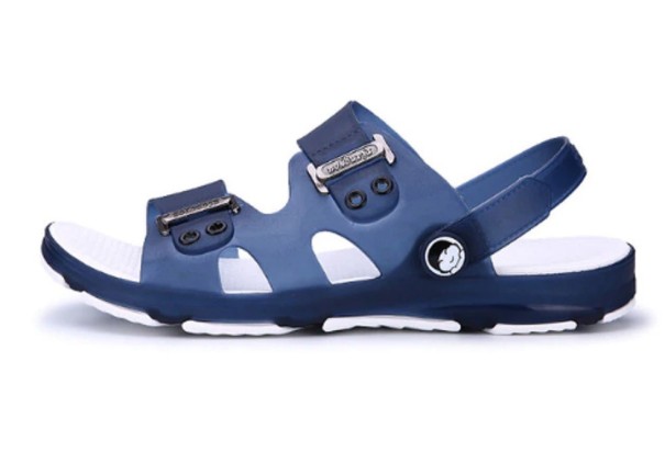 Zapatillas de goma para hombre azul 42