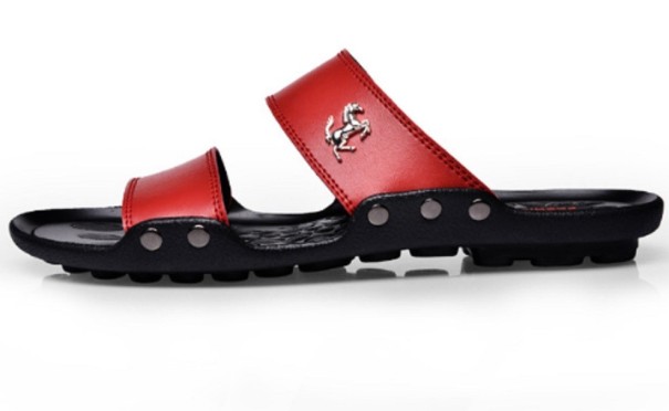 Zapatillas de hombre con un diseño lujoso rojo 40