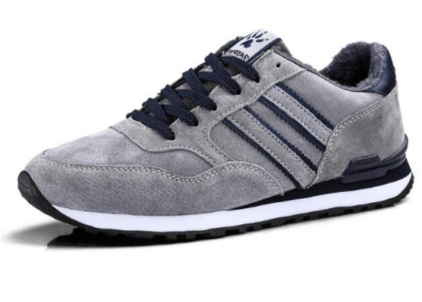 Zapatillas de invierno para hombre gris 40