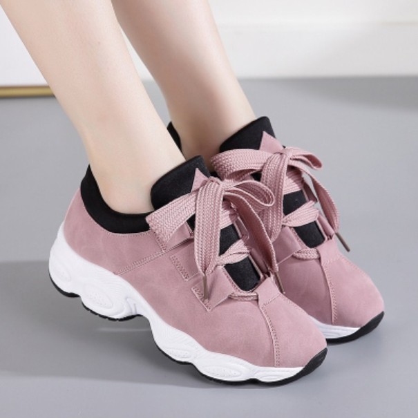 Zapatillas de mujer rosa viejo 37