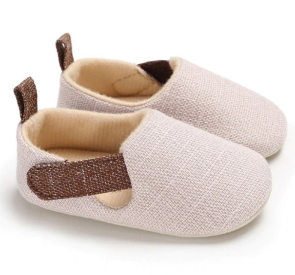 Zapatillas de niño John crema 0-6 meses