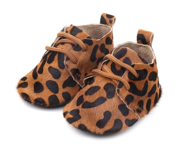 Zapatillas de piel para niños A485 6-12 meses L