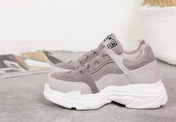 Zapatillas de running de invierno para mujer gris 35