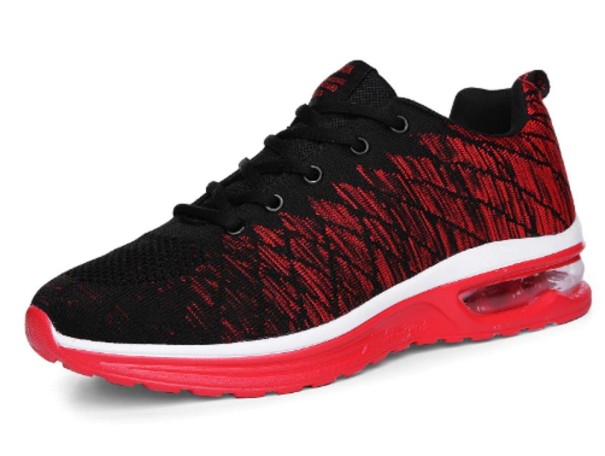 Zapatillas deportivas de hombre con estampado J2195 rojo 43