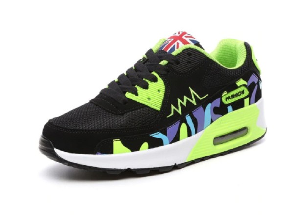 Zapatillas deportivas de mujer de colores J768 verde 37