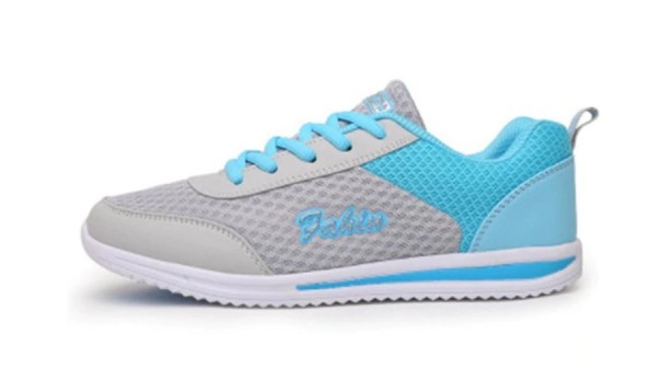 Zapatillas deportivas elegantes para mujer J1010 azul claro 39
