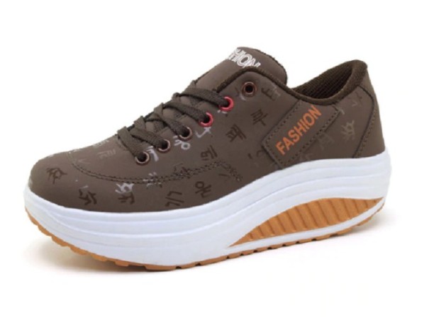 Zapatillas deportivas modernas para mujer Bella J923 marrón 35,5