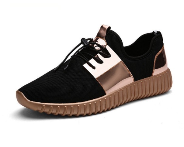 Zapatillas elegantes y brillantes J2285 dorado 39