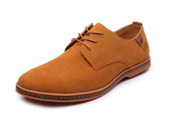 Zapatos bajos modernos para hombre marrón claro 44