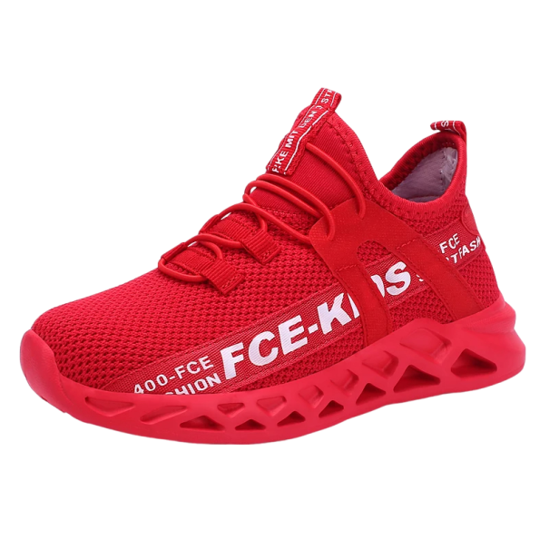Zapatos casuales para niños Zapatillas con suela antideslizante Zapatos transpirables para niños Adecuados para hacer deporte rojo 30