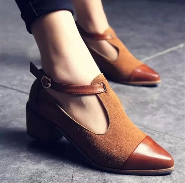 Zapatos de fiesta para mujer marrón 38