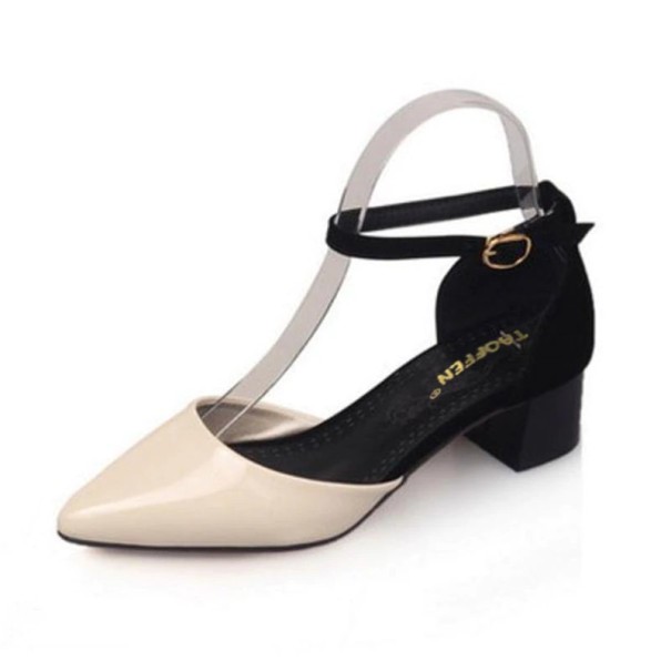 Zapatos de salón de charol para mujer negro 36