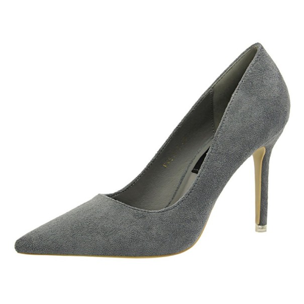 Zapatos de salón para mujer A1414 gris 39