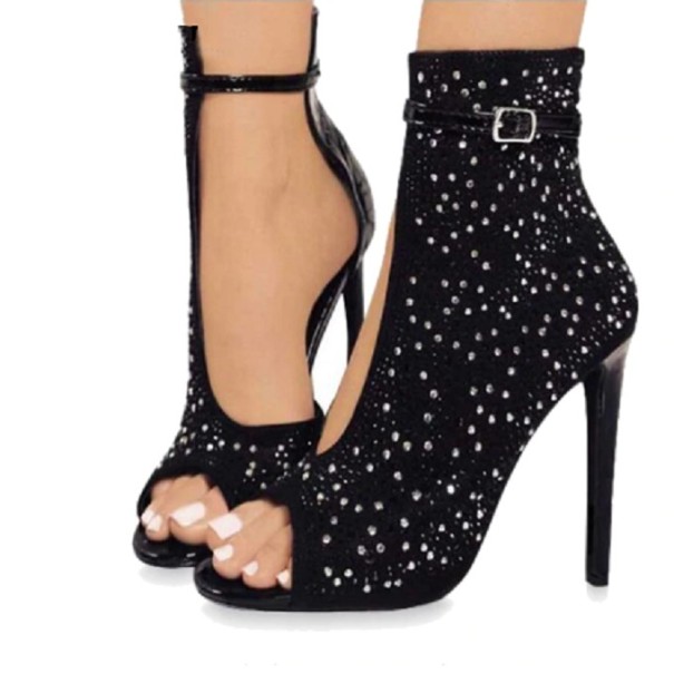 Zapatos de salón para mujer con pedrería 35