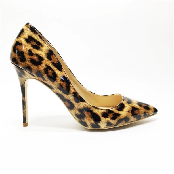 Zapatos de salón para mujer Linda leopardo 37 10 cm