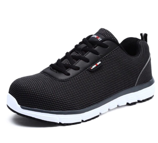 Zapatos de seguridad para hombre negro y blanco 44