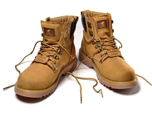 Zapatos de trabajo para hombre A324 marrón claro 40
