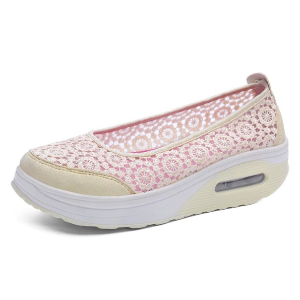 Zapatos de verano de mujer crema 36