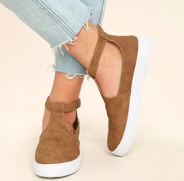 Zapatos de verano para mujer A726 marrón 41