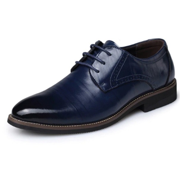 Zapatos de vestir para hombre - Zapatos bajos J2673 azul 42