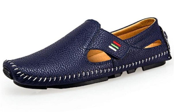 Zapatos formales de verano para hombre J2074 azul oscuro 39