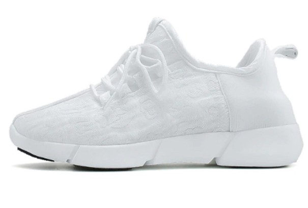 Zapatos luminosos para niñas blanco 28