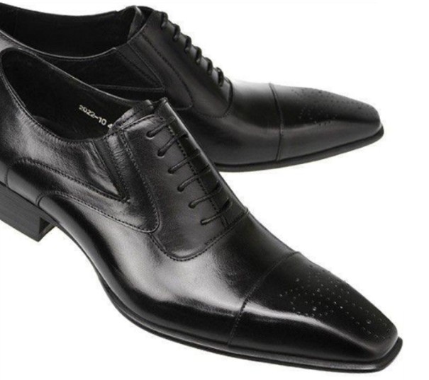 Zapatos oxford para hombre J1496 negro 45
