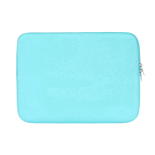 Zapinana na zamek torba na Macbooka 10 cali, 24 x 18,5 cm jasnoniebieski