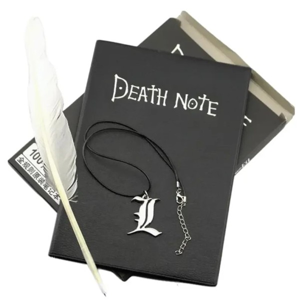 Zápisník smrti A5 verná kópia z anime Death Note Fanúšikovský zápisník s návodom Pravidlá vnútri Dekorácie pre zberateľov 1