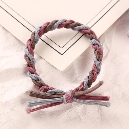 Zapletená gumička do vlasů 10 ks 7