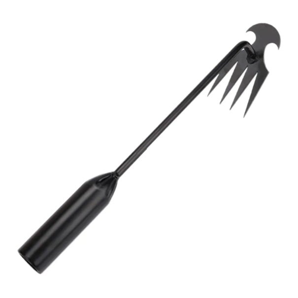 Zappa triangolare in acciaio al manganese Attrezzo da giardinaggio 30 cm Zappa manuale e rastrello Strumento per la lavorazione e l'aratura 1