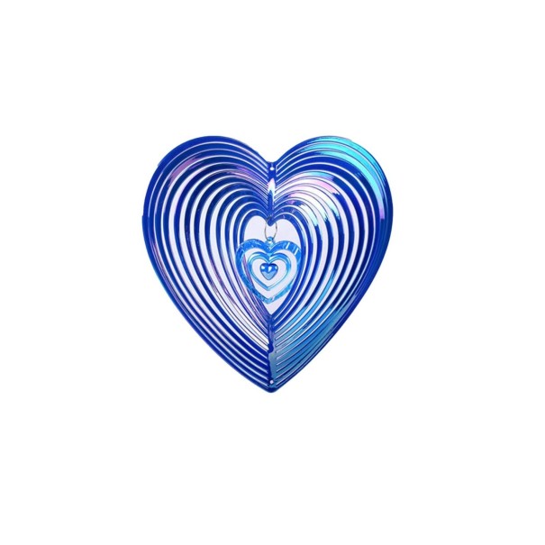 Závesná dekorácia srdce modrá