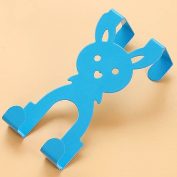 Závesný vešiak v tvare zajačika modrá