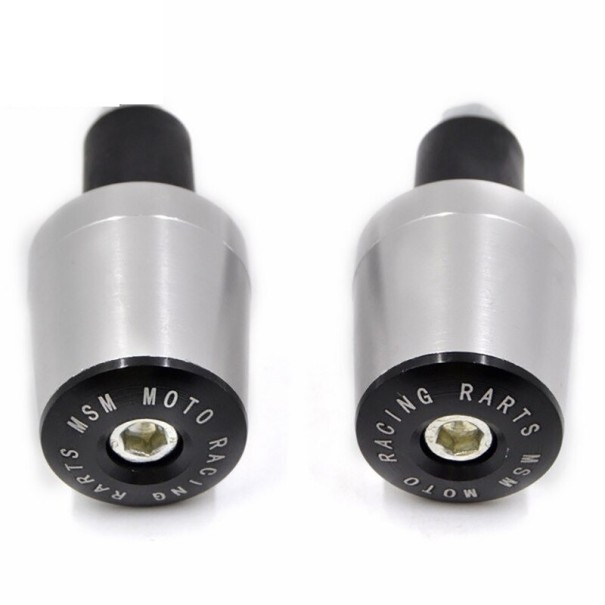 Zavori per manubri 2 pz argento