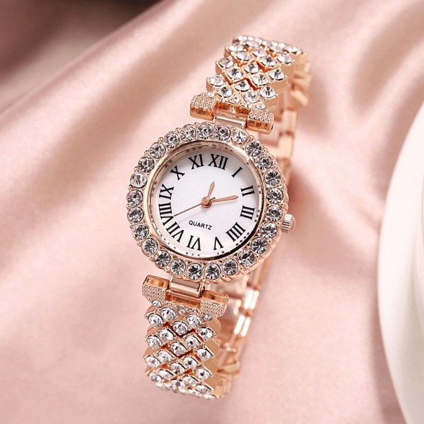 Zegarek damski T1543 stary różowy