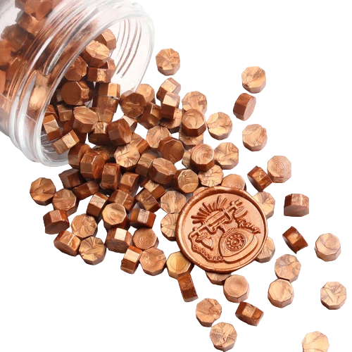 Zegellak gegranuleerd 100 stuks Gekleurde zegellak 6