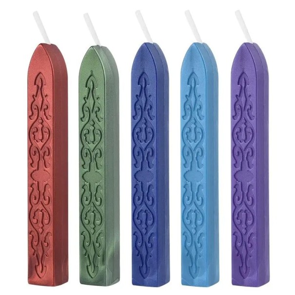 Zegellak met lont 5 stuks Gekleurde zegellak mix van kleuren 13