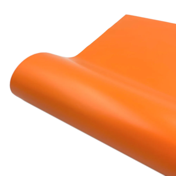 Zelfklevende vinyl matte folie 30 x 25 cm Zelfklevende wand- en meubeldecoratie DIY knutselen Eenvoudig aan te brengen Knipbaar materiaal oranje