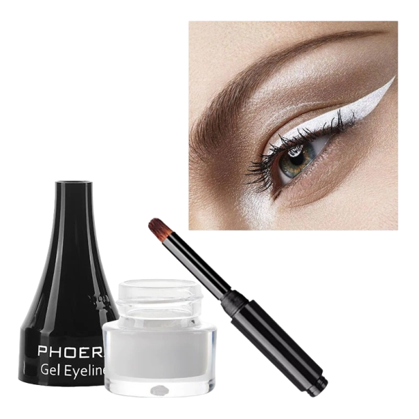 Żelowy eyeliner biały