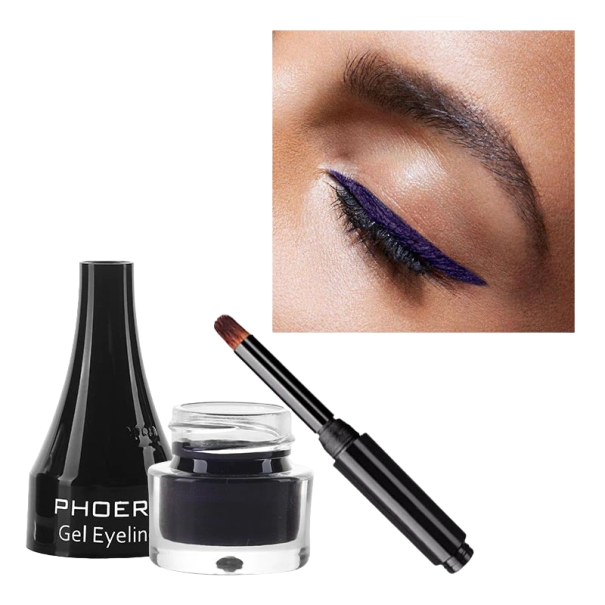 Żelowy eyeliner fioletowy