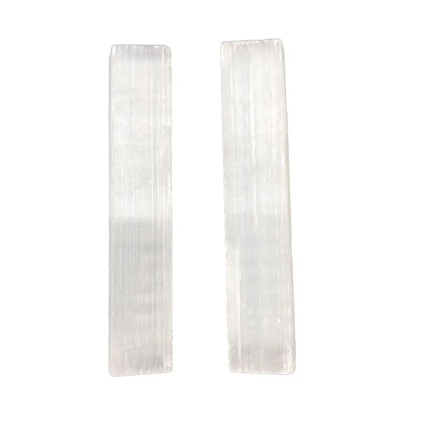 Zestaw 10 naturalnych pałeczek selenitu 50-60 mm Surowy kryształowy kamień leczniczy Reiki Czakry Medytacja Mineralna Dekoracja 1