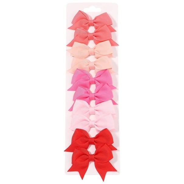 Zestaw 10 spinek do włosów z kokardką 6,1 x 4,3 cm Eleganckie spinki do włosów w kształcie kokardy Kolorowe akcesoria do włosów dla dziewcząt 1