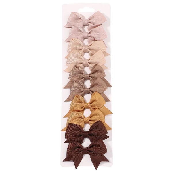 Zestaw 10 spinek do włosów z kokardką 6,1 x 4,3 cm Eleganckie spinki do włosów w kształcie kokardy Kolorowe akcesoria do włosów dla dziewcząt i kobiet Stylowa fryzura 3